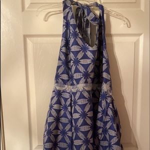 Skater halter dress